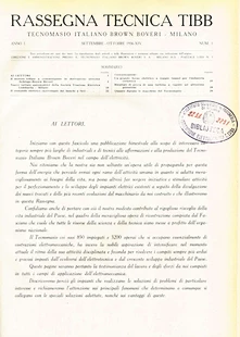 Rassegna tecnica TIBB